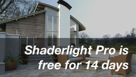 architecture render in shaderlight for sketchup