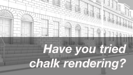 chalk rendering with shaderlight for google sketchup